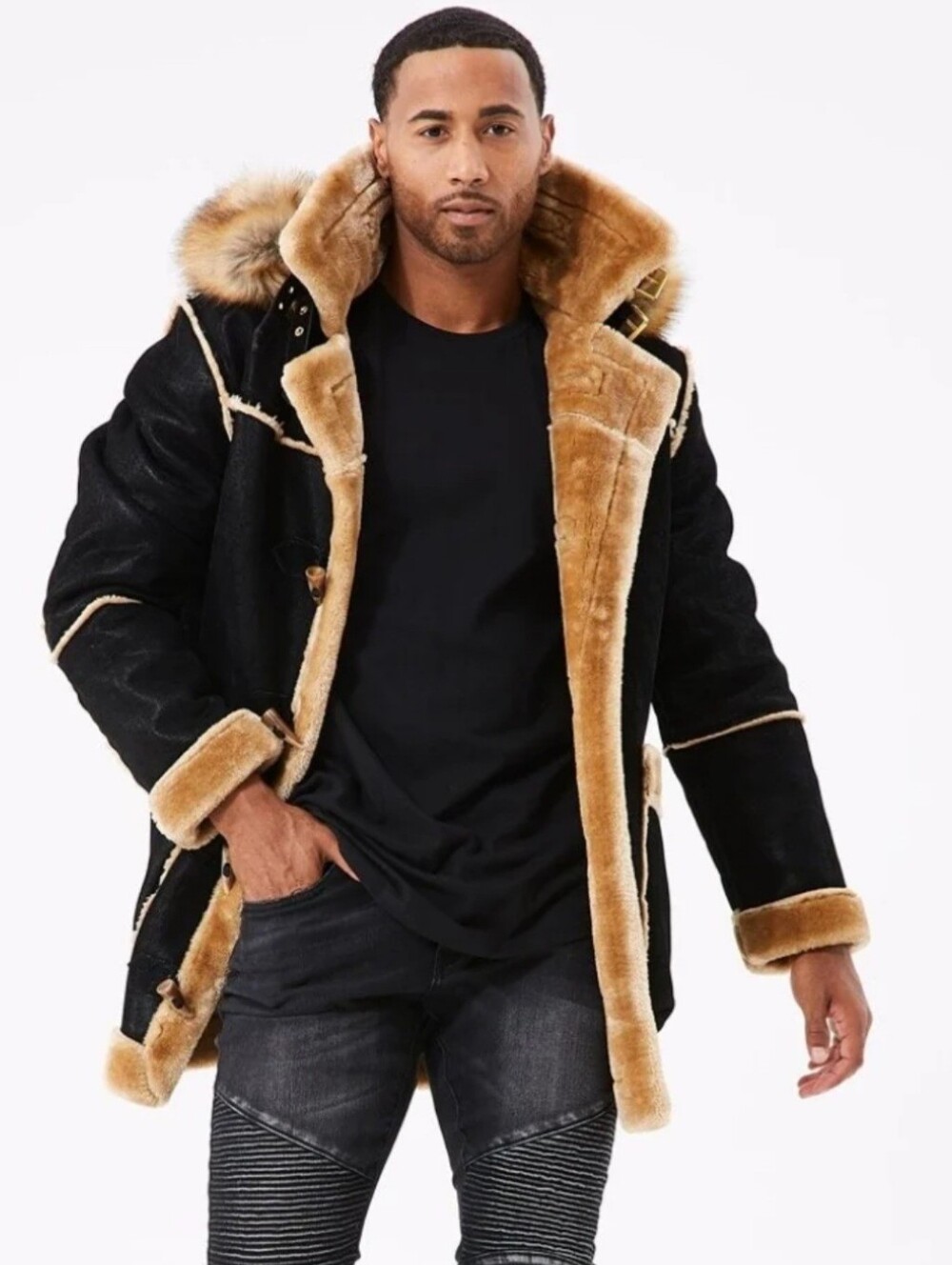 Jordan Craig Denali‎ Shearling Jacket M - Picture 4 of 4